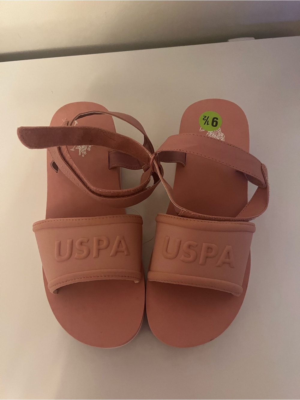 U.S. Polo Assn. Dusty Rose Strap Sandals